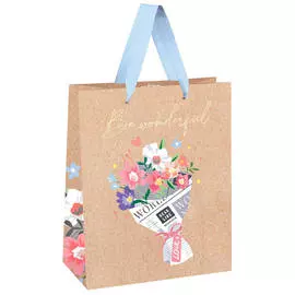 Пакет подарочный MESHU "Perfect gift" 18*23*10 см