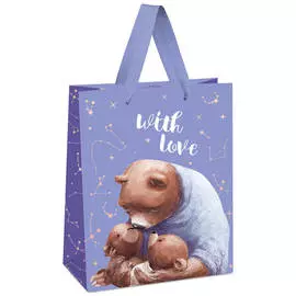 Пакет подарочныйMESHU "With love" 11*14*6,5 см