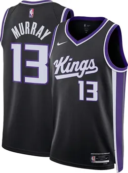 Мужская черная майка Nike Sacramento Kings Keegan Murray #13 Dri-FIT Swingman
