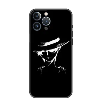 Чехол Funda для Apple iPhone 14 11 13 7 12 Pro 7 XR XS Max 8 Plus 6 14Pro 13Mini черный мягкий чехол для телефона цельный iPhone 14 Pro Max