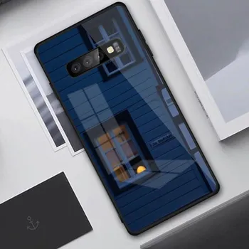 Lovely And Cozy Scenery Phone Case For Samung A32 A51 A52 NOTE 10 20 S10 S20 S21 S22 Pro Ultra Black PC Glass Phone Cover Samsung S22