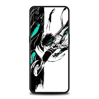 Genshin impact black and white For OnePlus 9 8 7 7T 10 Pro Phone Case for Oneplus 9RT 9R 8T Z Nord 2 N100 N200 N10 CE 5G Cover 8 Nord 5G