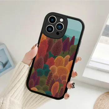 Чехол для телефона с горным пейзажем и пейзажем для Iphone 14 13 11 12 Pro MAX 13 12 MiNi 7 8 plus iphone 14 13PRO XS XR, чехлы из овечьей кожи 13 pro max