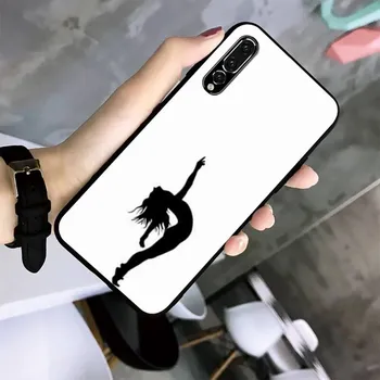 Чехол для телефона с силуэтами танцевальной гимнастики для Huawei G7 G8 P7 P8 P9 P10 P20 P30 Lite Mini Pro P Smart Plus Cove Fundas P20Lite