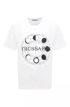 Хлопковая футболка Trussardi