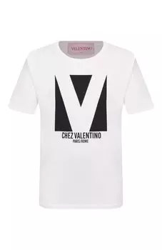 Хлопковая футболка Valentino