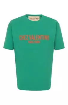 Хлопковая футболка Valentino