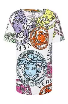 Хлопковая футболка Versace