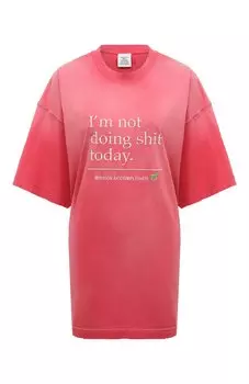 Хлопковая футболка VETEMENTS