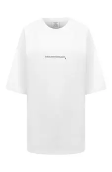 Хлопковая футболка VETEMENTS