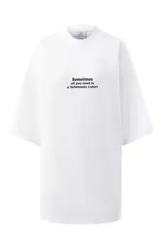 Хлопковая футболка VETEMENTS