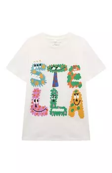 Хлопковая футболка Stella McCartney