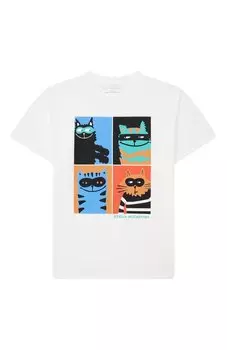 Хлопковая футболка Stella McCartney