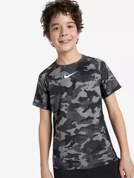 Футболка для мальчиков Nike Dri-FIT, Черный, размер 147-158