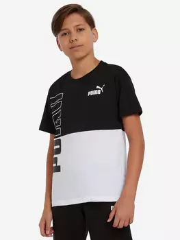 Футболка для мальчиков PUMA Power Colorblock, Черный