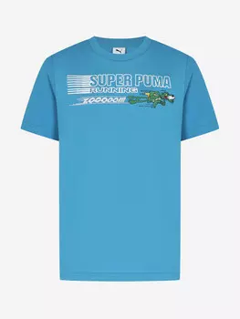 Футболка для мальчиков PUMA Super Graphic, Голубой