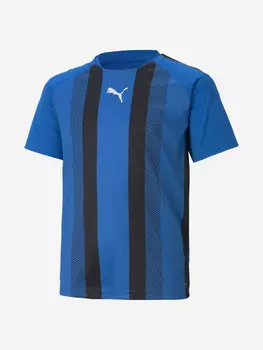 Футболка для мальчиков PUMA Teamliga Striped, Голубой