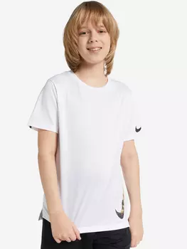 Футболка для мальчиков Nike Instacool, Белый, размер 158-170