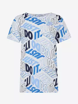 Футболка для мальчиков Nike Block Aop, Белый