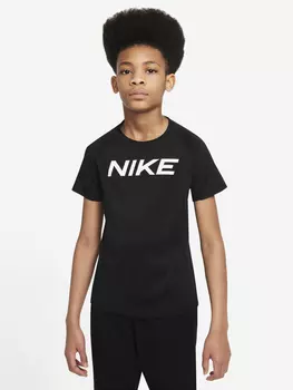 Футболка для мальчиков Nike Pro Dri-FIT, Черный