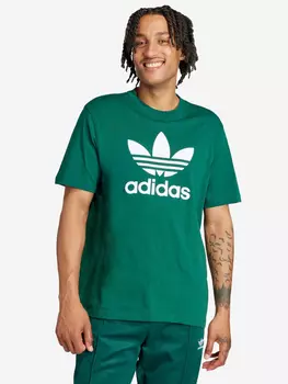 Футболка мужская Adidas Adicolor Trefoil Tee, Зеленый