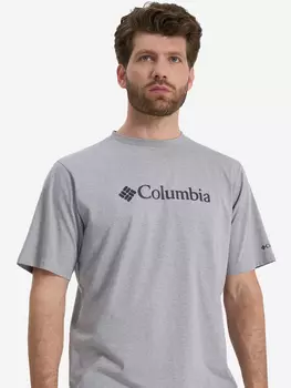Футболка мужская Columbia Csc Basic Logo Short Sleeve, Серый