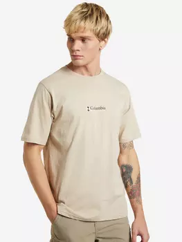 Футболка мужская Columbia CSC Basic Logo Short Sleeve, Бежевый