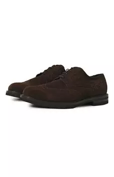Замшевые дерби Corneliani