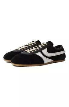 Замшевые кеды Dries Van Noten