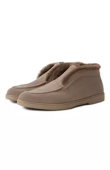 Замшевые ботинки Yalta Santoni