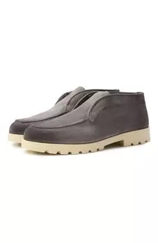 Замшевые ботинки Yalta Santoni