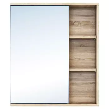 Зеркальный шкаф Vigo Matteo 15.6x70x70 см цвет дуб сонома