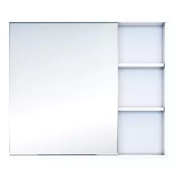 Зеркальный шкаф Vigo Matteo 15.6x80x70 см цвет белый