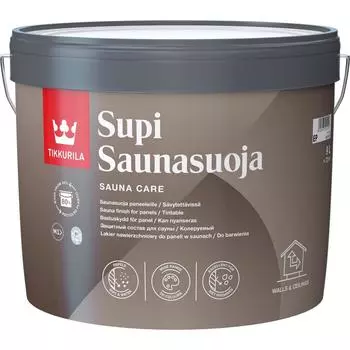 Защитный состав для сауны акриловый Tikkurila Supi Saunasuoja 9 л