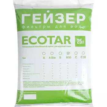 Засыпка Ecotar B30 для Гейзер Aqua Chief