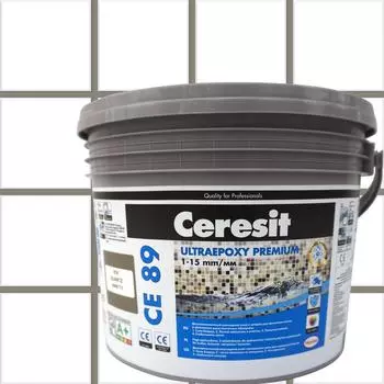 Затирка эпоксидная Ceresit CE89 цвет кварцевый 2.5 кг