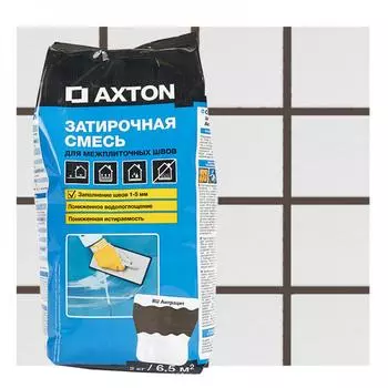 Затирка цементная Axton A130 цвет антрацит 2 кг