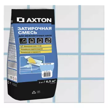 Затирка цементная Axton А.500 2 кг цвет голубой