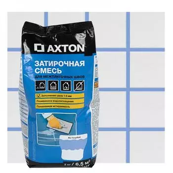 Затирка цементная Axton А.500 цвет голубой 2 кг