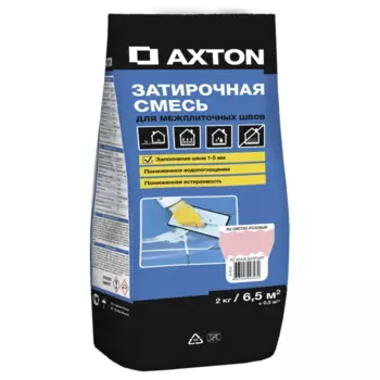 Затирка цементная Axton А.610 цвет светло-розовый 2 кг