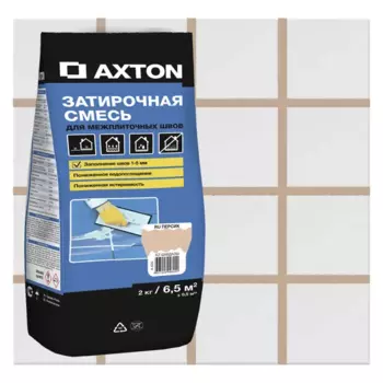 Затирка цементная Axton А.620 цвет персик 2 кг