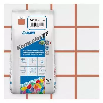 Затирка цементная Mapei Keracolor FF 145 цвет охра 2 кг