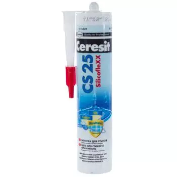 Затирка силиконовая Ceresit CS 25, цвет голубой