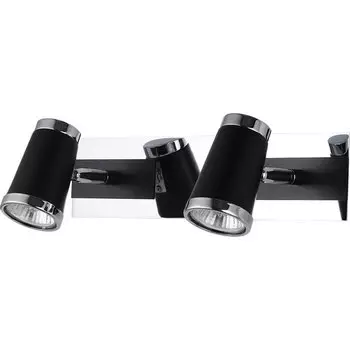 Светильник спот N-Light N-Light 6205 6205B/2GU10 chrome + black