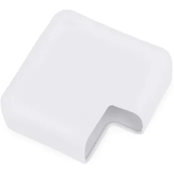 Besegad силиконовый защитный чехол для зарядного устройства для Macbook New Air 13,6 дюймов M2 A2681 30 Вт 67 Вт 35 Вт адаптер для ноутбука 140W чёрный