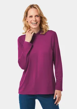 Рубашка GOLDNER Stehbundshirt, цвет cyclam