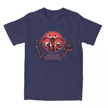 Футболка Helluva Boss Start Up Killing Company для мужчин Blitzo Cartoon Cool Tees Футболки с коротким рукавом и круглым вырезом Топы S красный