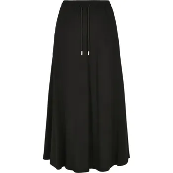 Юбка Urban Classics Viscose midi, черный