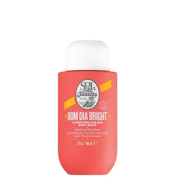 Bom Dia Bright Осветляющий гель для душа с AHA и BHA, 90 мл Sol De Janeiro
