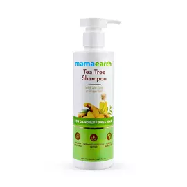 Шампунь для волос Mamaearth Tea Tree &amp; Ginger Oil, чайное дерево против перхоти, 250 мл